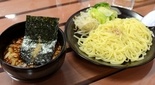 箱根神社の駐車場お休み処のつけ麺