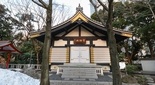 雪の山王日枝神社参拝