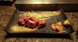 神戸牛の鉄板焼き