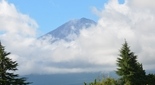 富士ビューホテル部屋からの富士山
