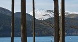 芦ノ湖と富士山の写真